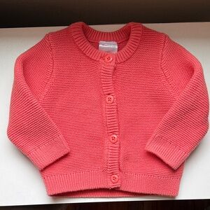 Hanna Andersson Coral Knit Cardigan